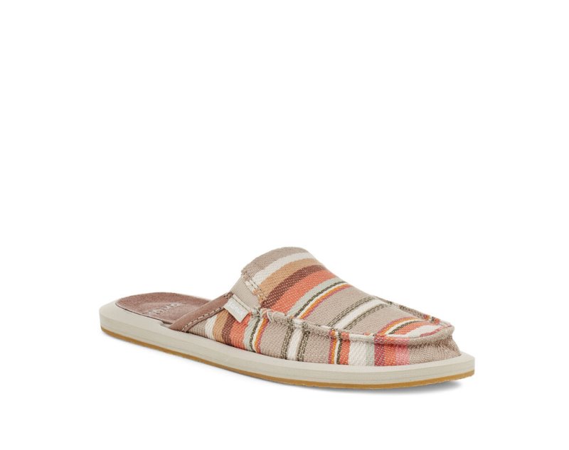 Női Papucs - Sanuk You Got My Back Blanket Sustainable Slip-on - Sanuk Színes Cipő BNKEMU172